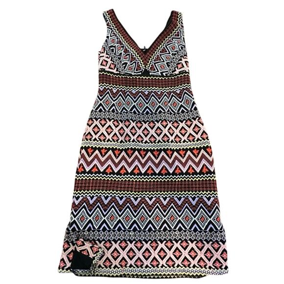 Anthropologie Akemi + Kin Women's Multicolor Embroidered Midi Dress Size 6 - Picture 3 of 11